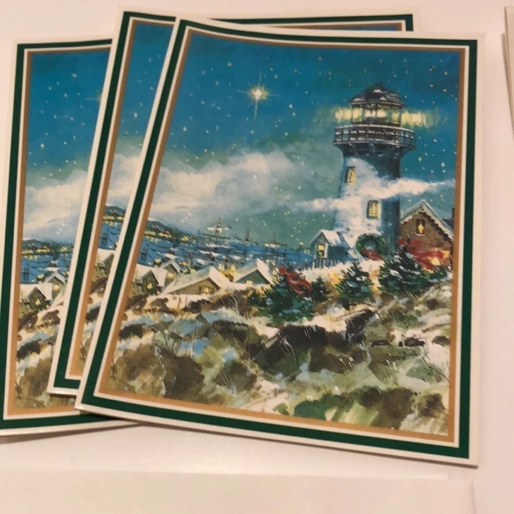United State Navy Memorial Foundation 10 Holiday Christmas Cards by John Ferrie